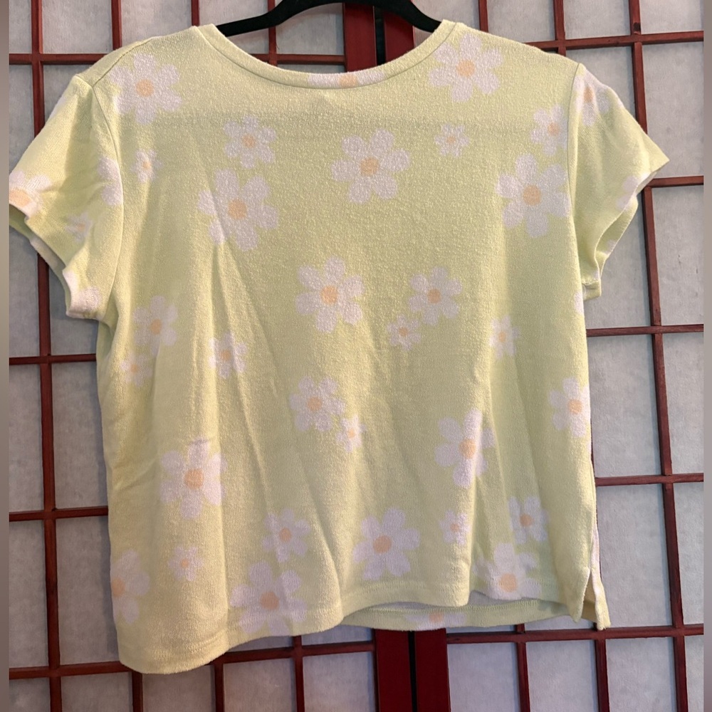 Yellow Short Sleeve Boxy Tee
